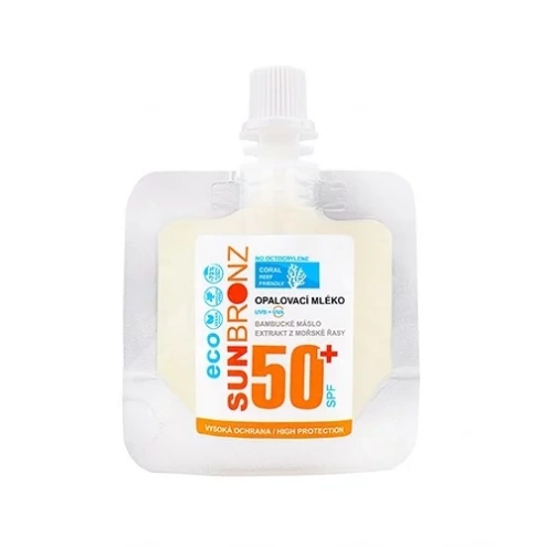 VIVACO Opalovací krém SUN BRONZ SPF 50+ - Coral Friendly cestovní balení 20 ml