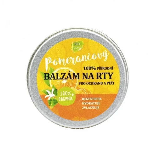 VIVACO 100% Přírodní balzám na rty s bio pomerančovým olejem 25 g VIVACO 100% Přírodní balzám na rty s bio pomerančovým olejem 25 g