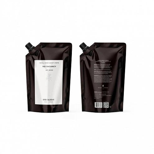 RAAW Alchemy Hand & Body Cream NO VACANCY Refill 500 ml