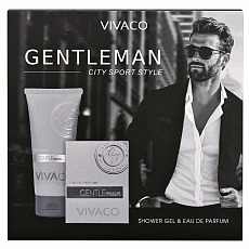 VIVACO Dárková kazeta pánské kosmetiky GENTLEMAN SILVER