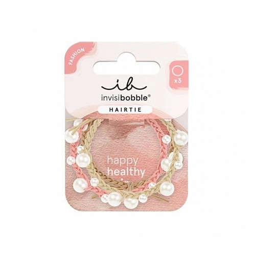 Invisibobble HAIRTIE Princess Pearl 3pc