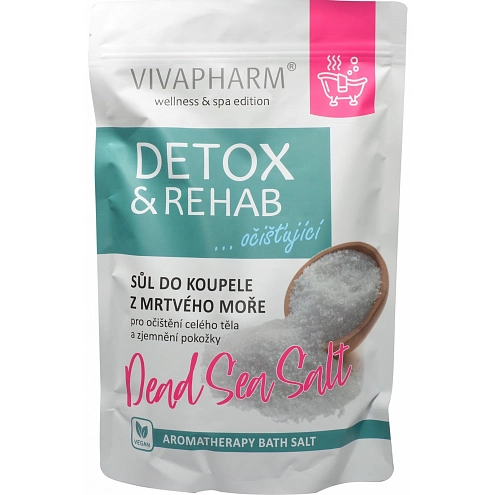 VIVACO Sůl z mrtvého moře DETOX a REHAB 1000 g VIVACO Sůl z mrtvého moře DETOX a REHAB 1000 g