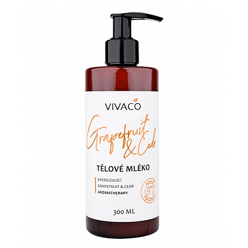VIVACO Tělové mléko Grapefruit a Cedr 300 ml