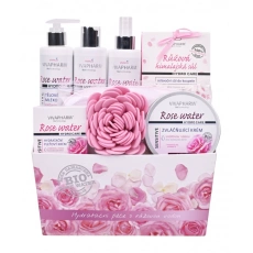 VIVACO Dárkové balení kosmetiky s růžovou vodou