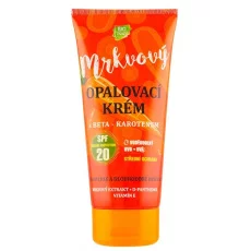 VIVACO Opalovací krém s mrkvovým extraktem SPF 20 200 ml