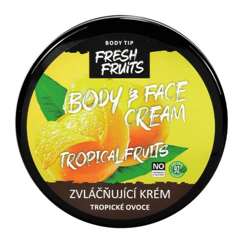 VIVACO Zvláčňující krém na tělo a obličej Tropické ovoce BODY TIP 200 ml