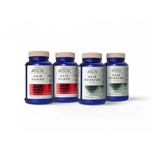 Thomas Arsov 2x Hair Guard & 2x Hair Booster 2.0 Hair Care Supplement Set 4x90 cps.